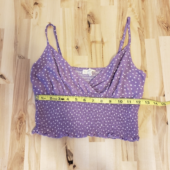 LA HeartsSurplice Bodice Cami Tank Top Sz S - Picture 3 of 6